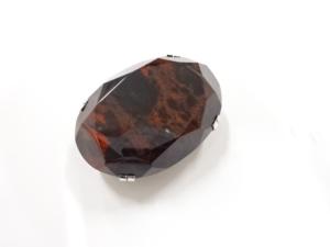 アンティーク　天然石　帯留め